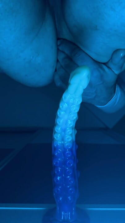 Octopus fucks a juicy trance asshole.