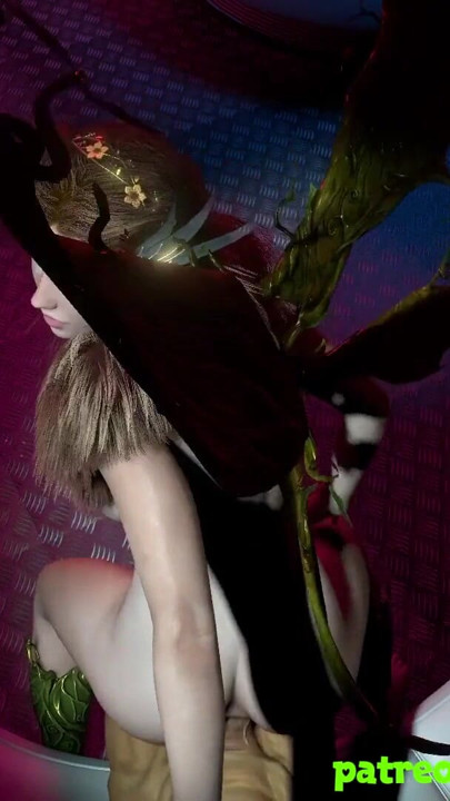 Sexy Fairy Girl Rides Cock in Neon Club | Clip 2