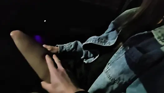 I happened to witness a family drama. And a big cumshot on her tits.
