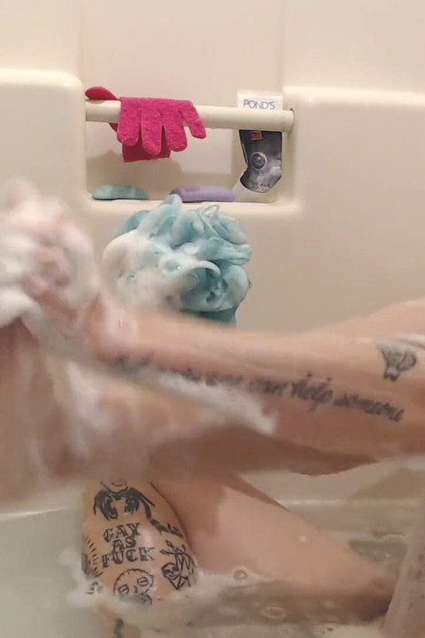 Lödd upp badkroppsskrubbning