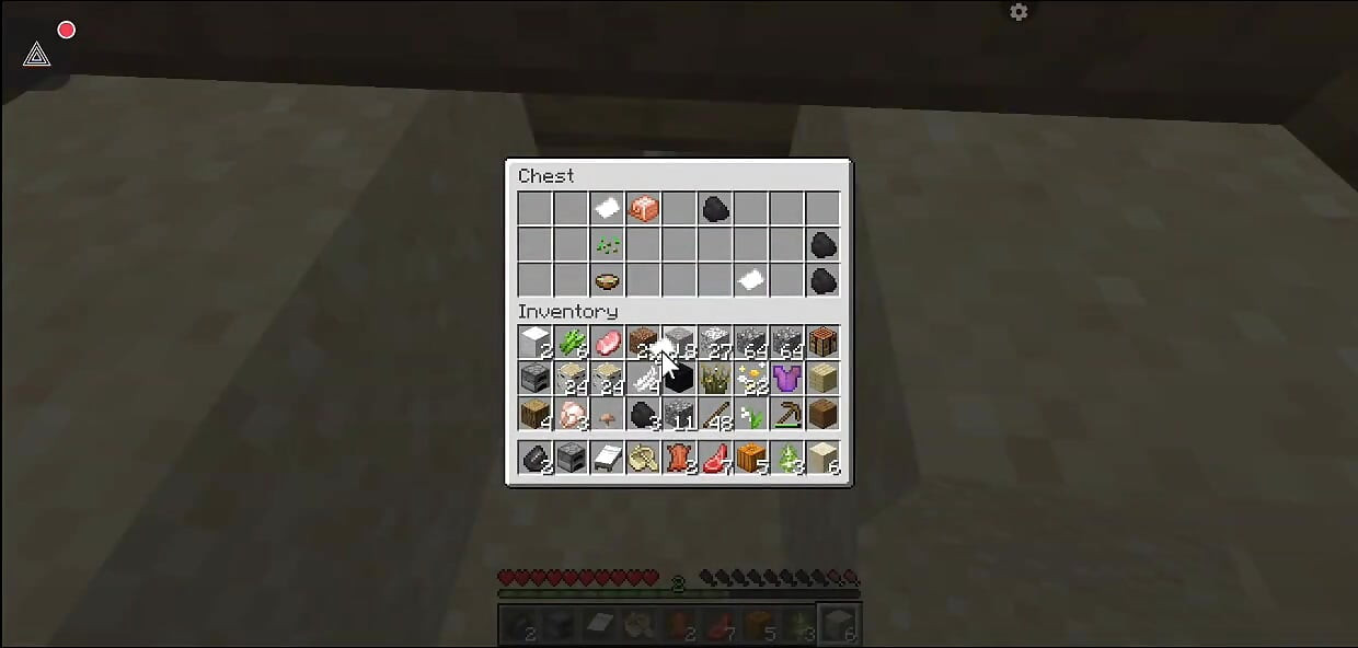 First time find treasure in Minecraft