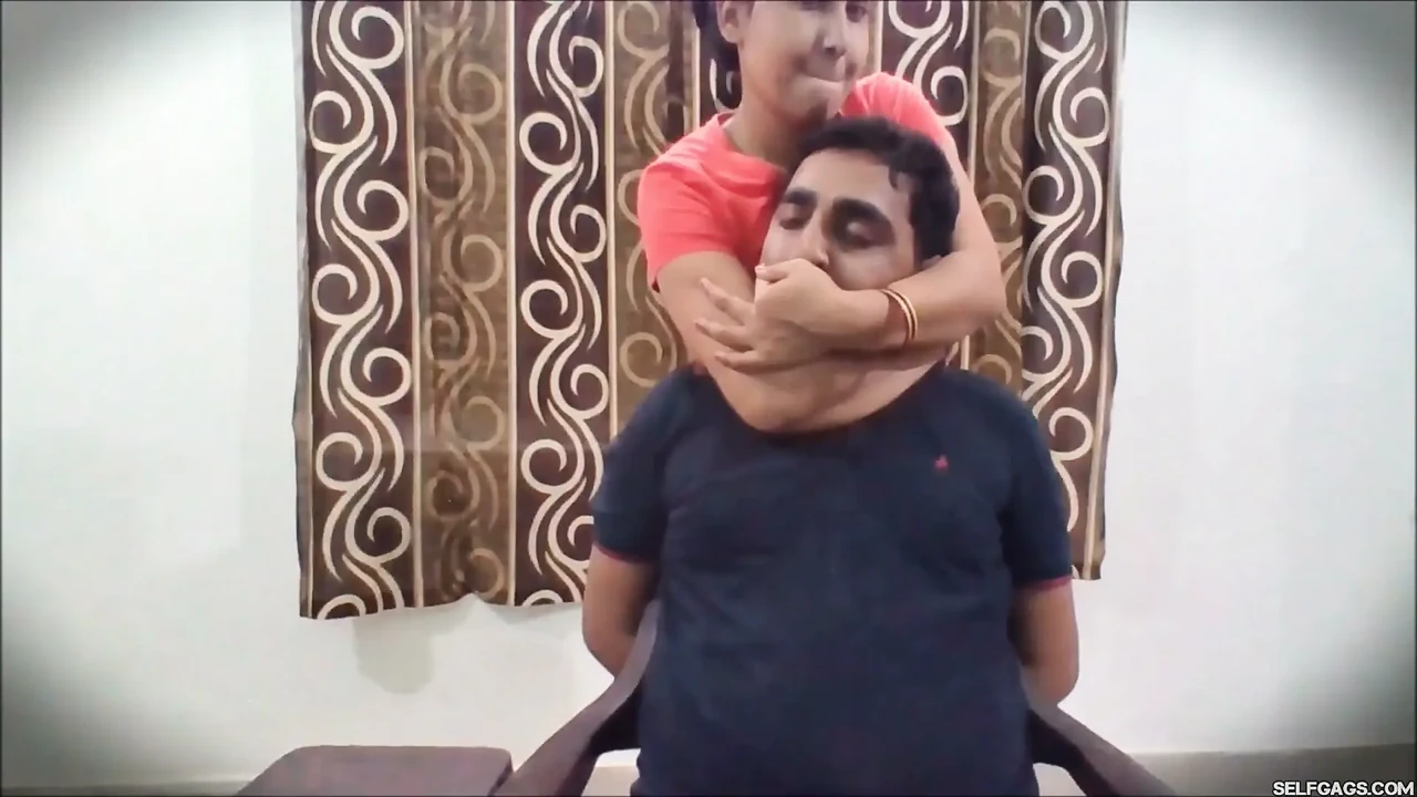 Lazy Husband Punished with Gagging