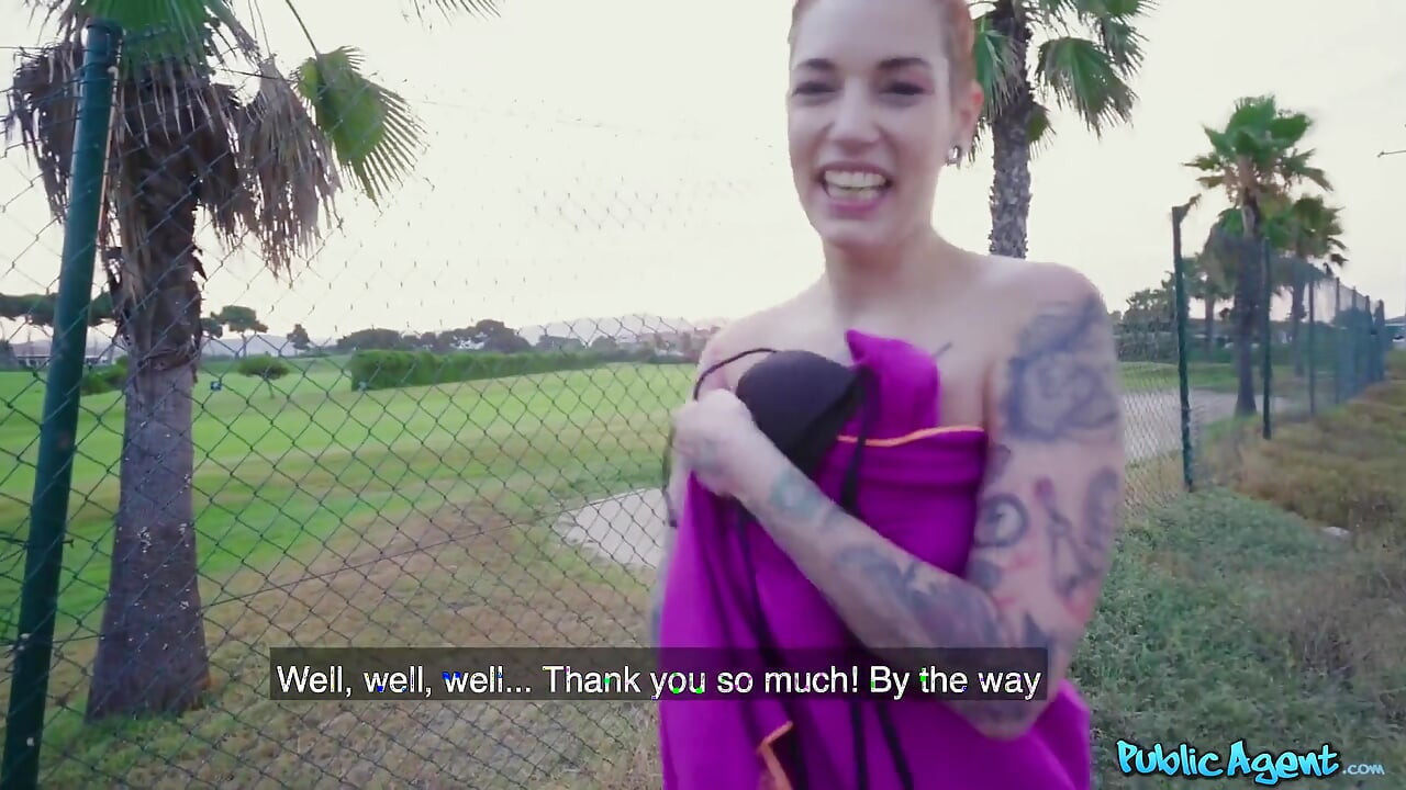 Public Agent - Topless Tattooed Cover Girl Silvia Rubi Loves It Hard