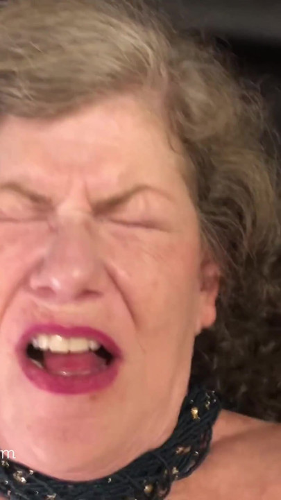 Moaning Granny POV Cocksucking, Cowgirl & Close up Squirting!