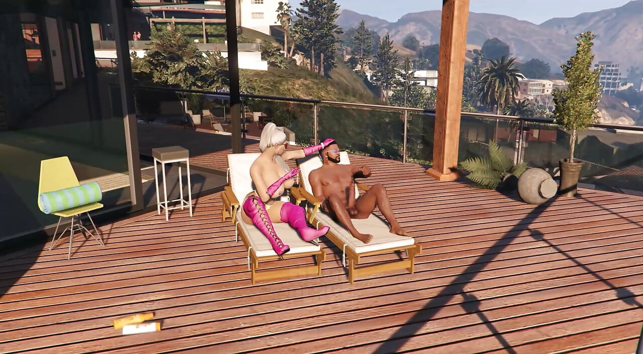 GTA V Franklin Clinton x Premium Pink Boots Lady (3D Animation) (FULL)
