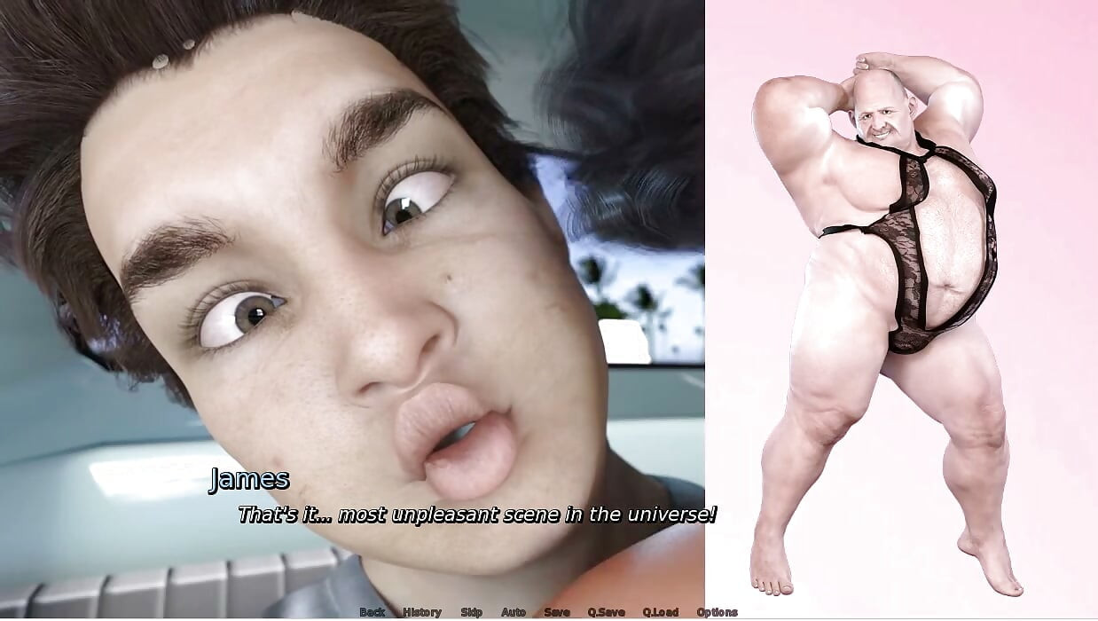 Laura Lustful Secret - 게임플레이 - 롤플레이 - 만족할 줄 모르는 마누라 - 자동차 타기 - 간호사 코스프레