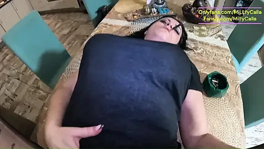 Tight Jeans Dance Slut Gagging Facefuck & Cum on My Tangas