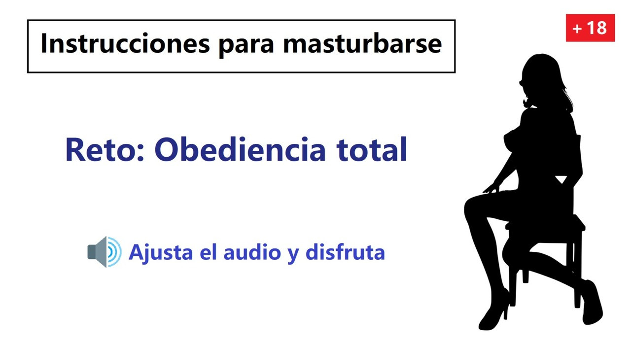 JOI castellano. Rol donde eres el esclavo sumiso de tu ama.