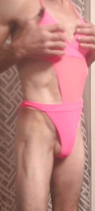 Cdmichelle Wearing New Pink Lingerie