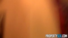 Propertysex - 집에서 만든 섹스 비디오를 속인 핫한 아시아 부동산 중개인