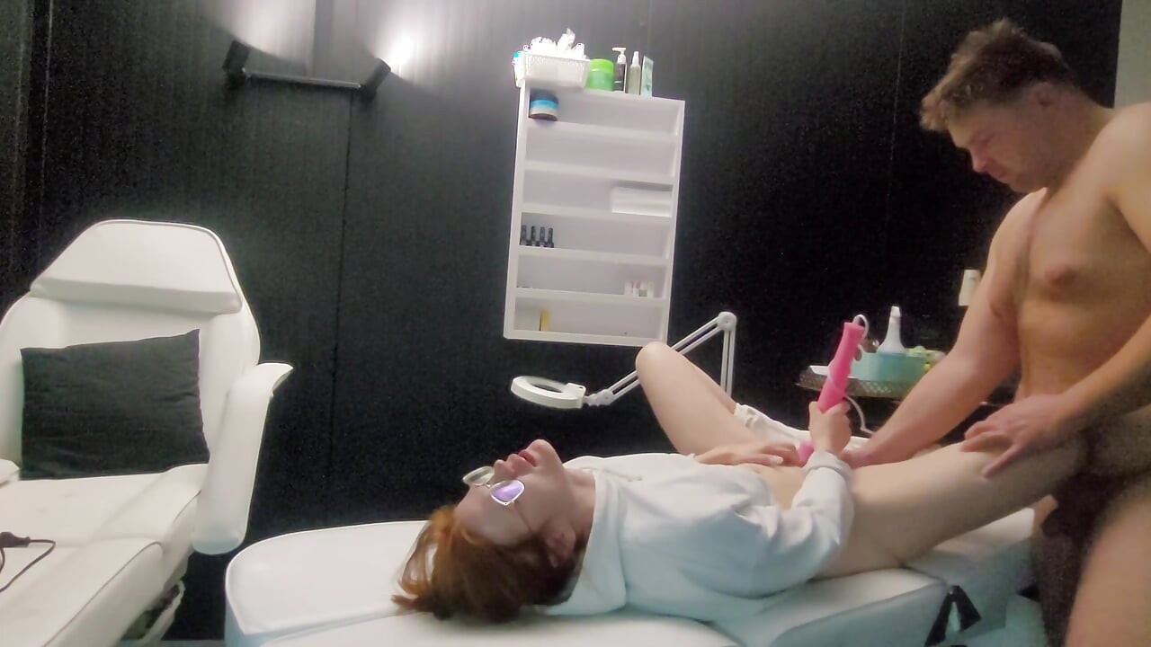 After the Massage, the Masseuse Decided She Wanted to Have Some Fun and Asked the Client to Help