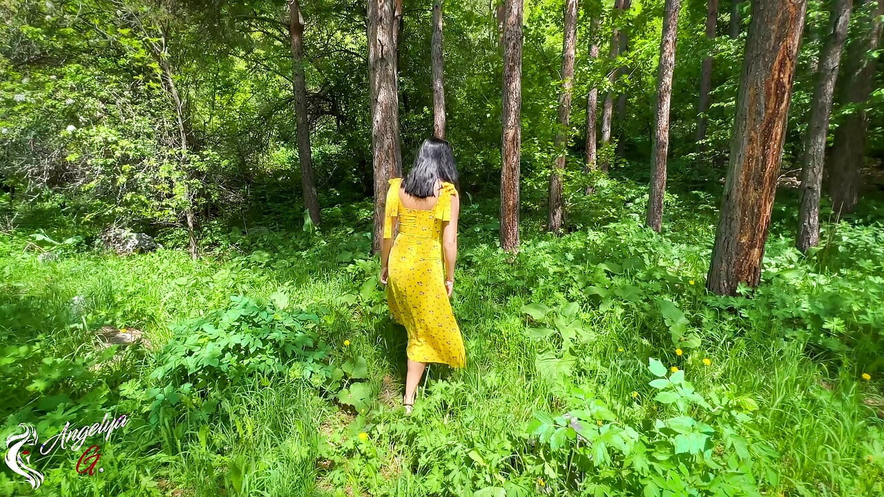 Cum on face - Let's go to the woods, I want to suck your cock.