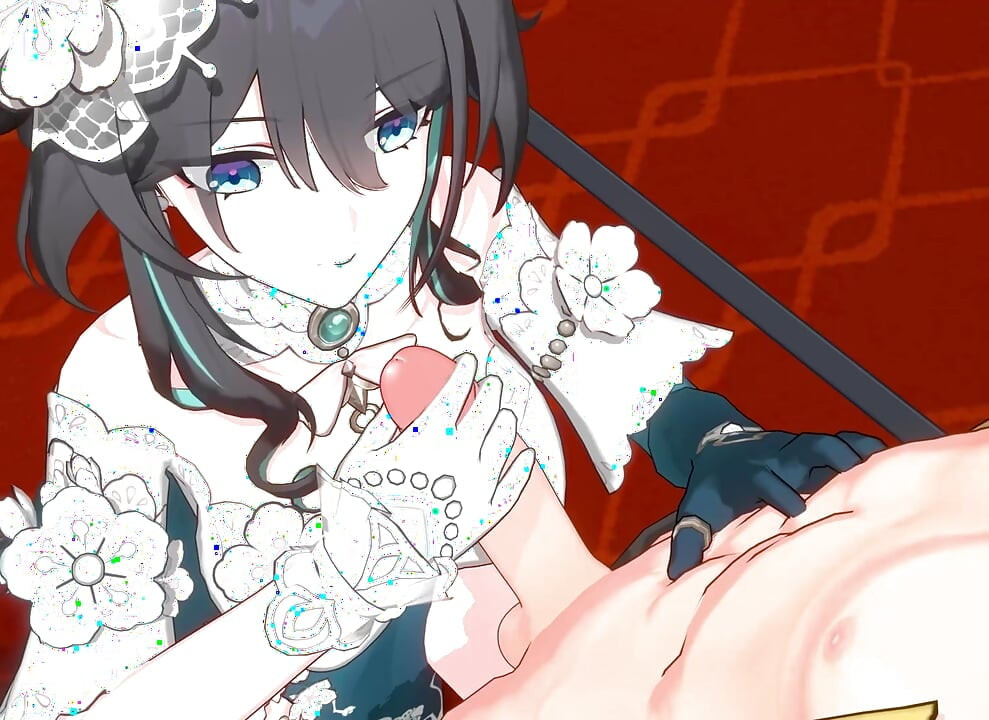 Honkai Star Rail - Ruan Mei X Caelus sex pasional - animație 3D Hentai