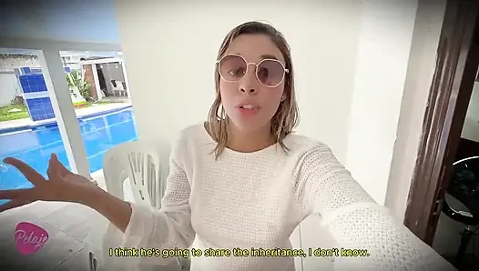 Step-siblings Compete Sexually to See Who in the Family Will Get Their Grandmother's Inheritance.