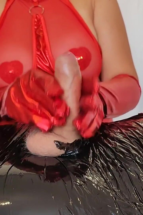 Mummified Again - Red Gloves & Double Ruined Orgasm