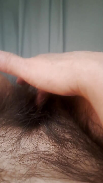 MILF Touching Her Hairy Pussy