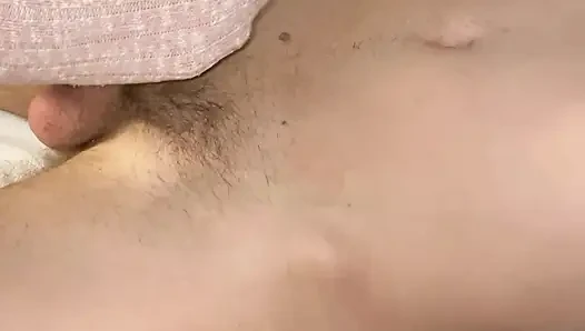 My stepbrother wanted me to cum him off with warm socks