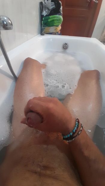 I and while relaxing in the tub