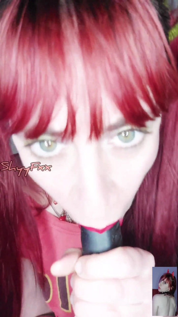 Memorable moment from "ShyyFxx punished stepdaughter begs forgiveness for blowjob JOI ROLEPLAY"
