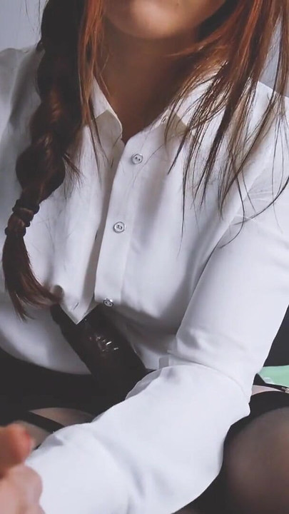 Emotional moment from "ASMR JOI - Assisted Masturbation Therapy."