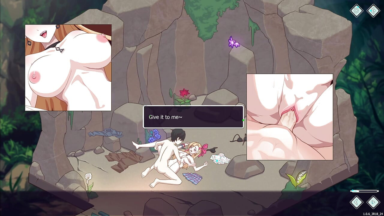 Happy student part 7! We got stuck in a cave and had a great sex outdoor!