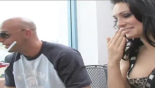 Cock sucking milf gets doggystyled by a horny dude