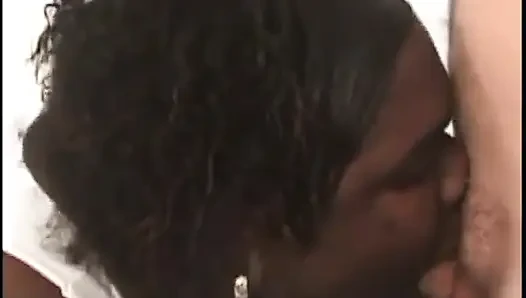 Big black woman takes takes three dicks at the same time