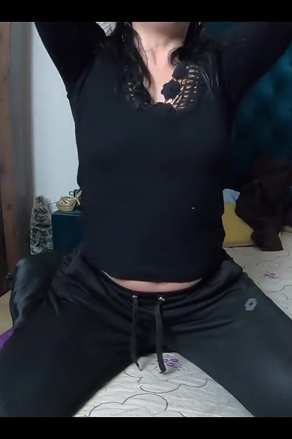 Sweaty Stockings & Nipple Hook Sporty Solo Masturbation 252- Preview