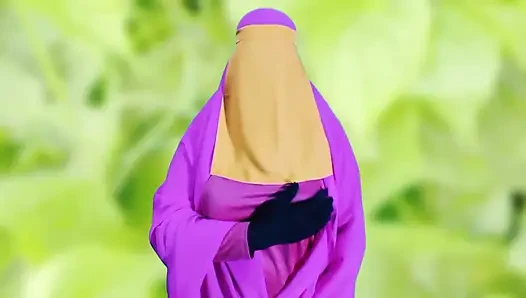 Bangladeshi beautiful woman wearing burqa masturbating sex and dirty talk