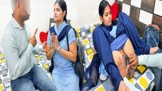 Komal was by the teacher for fear of failing the exam