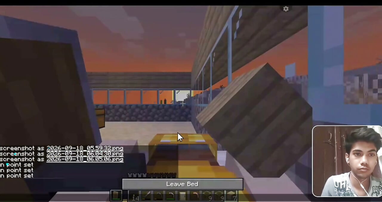 First time build in Minecraft