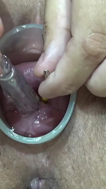 Stunning moment from "Inserting screwdrivers into my little cervix! - Maya Simons"