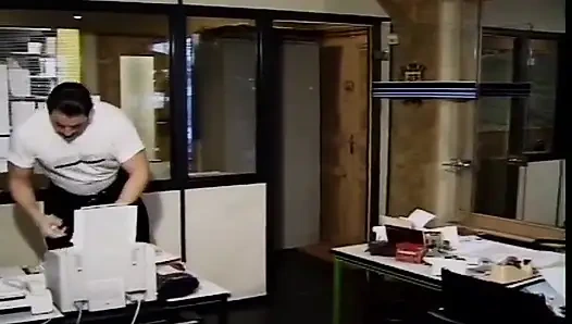 French Secretary Got Big Load on Her Ass