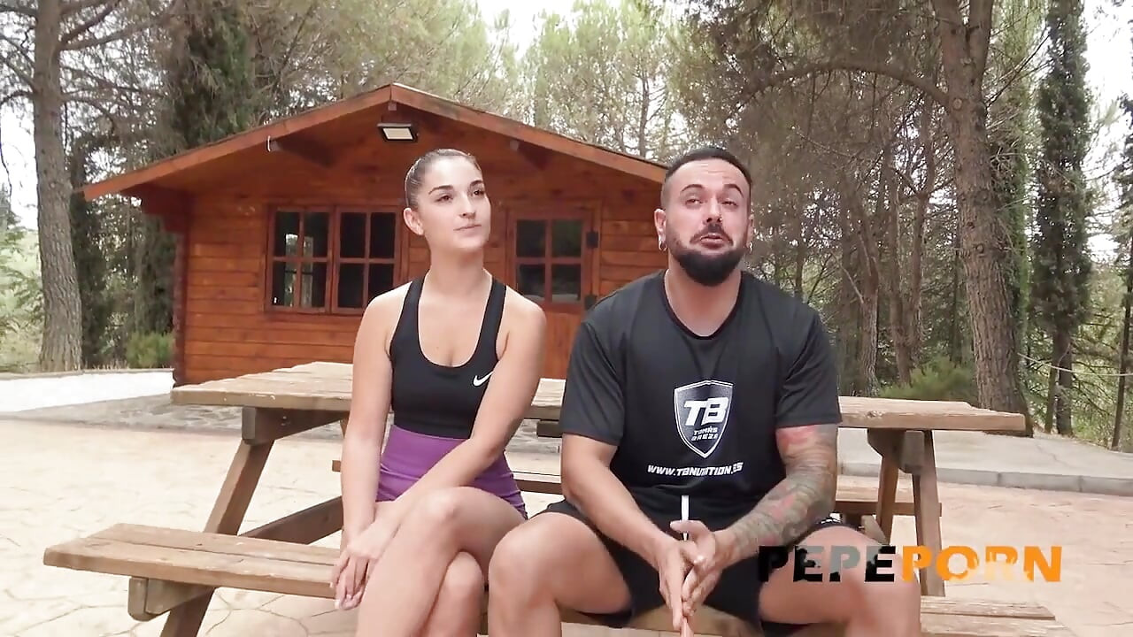 Public Threesome With a Married Couple - Husband Wants to Give His Wife Candy Fly a Sexy Surprise