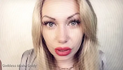 Mesmerizing ASMR encouragement to stroke and smoke with orgasm denial!