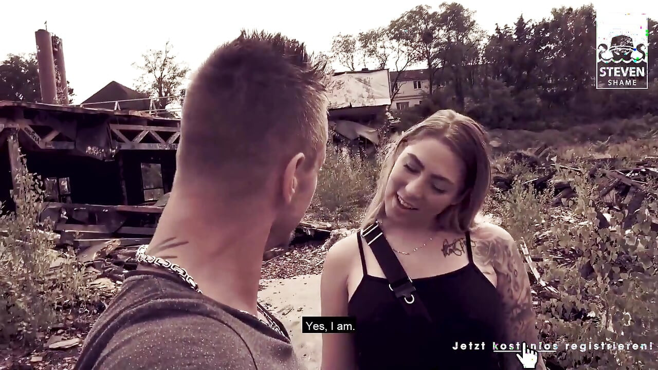 Mia Blow and Bodo enjoyed a rough sex outside in Berlin! StevenShame