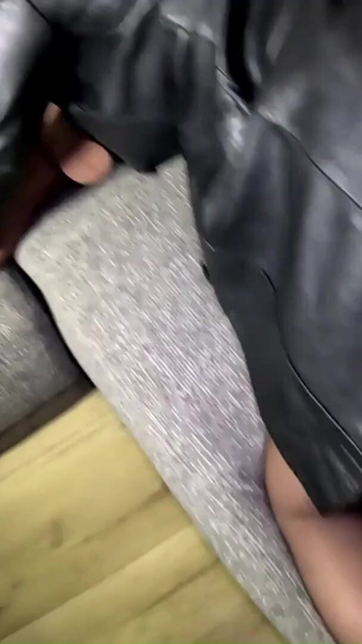 Smoking MILF in Red Lace, Deep Facefuck and Cum on My Leather Coat | Clip 2