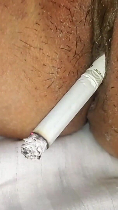 Rajasthani  Neha  Pussy of the Smokes cigarette and gets  fingers inserted in her pussy | Clip 1