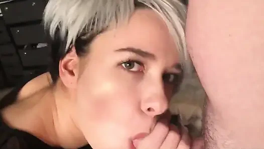 Grand Slam! He Came on My Face, Tits, Ass & Pussy! POV