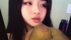 Hot Asian Michelle cum vid