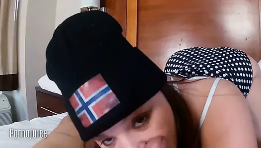 Tonya sinn si penggemar norwegia dientot habis-habisan sama raksasa pria kulit hitam