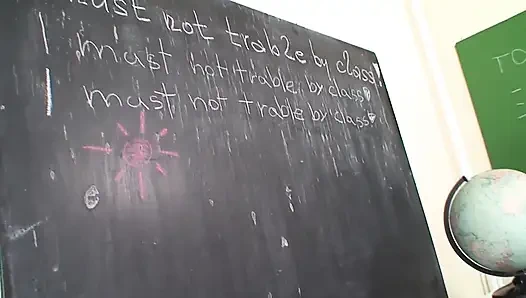 gets spanked when he does something wrong