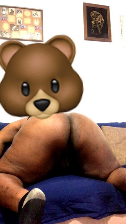 Black chub shaking fat ass