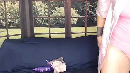 Pembe köpüklü makaralı saç kıvırcık