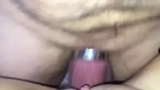 Wife takes big cock in pussy