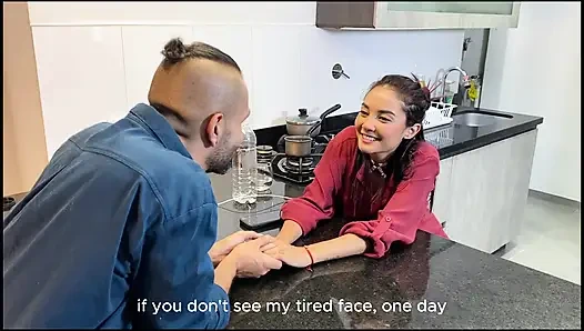 Compilation of Allison's Best Fucks in the Kitchen, Cuckolding Her College Boyfriend