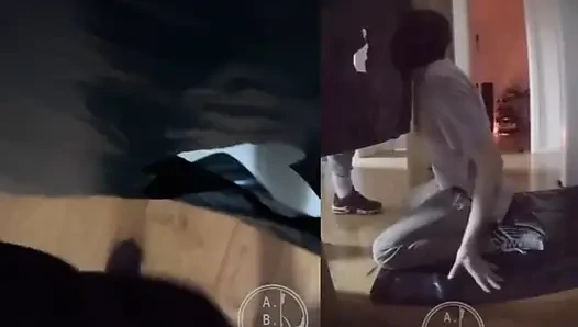 Amateur Boy Ordered to Get on His Knees, Blindfolded, and Pissed in His Mouth Through a Gloryhole... Homemade Video