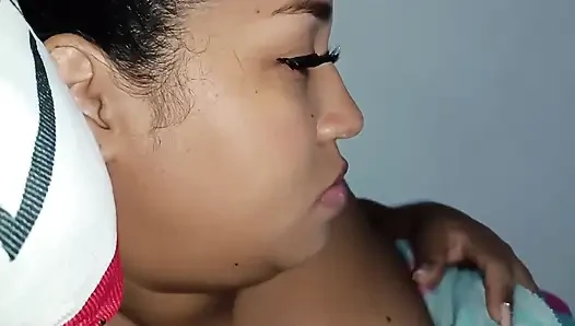 Tired He Came Home From Work I Start Watching Porn and Let My Wife Masturbate Me!!