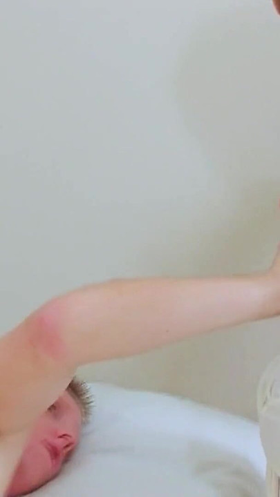 Emotional moment from "FULL SERVICE MASSAGE SEX WITH SEXY TEEN IN PARLOUR"