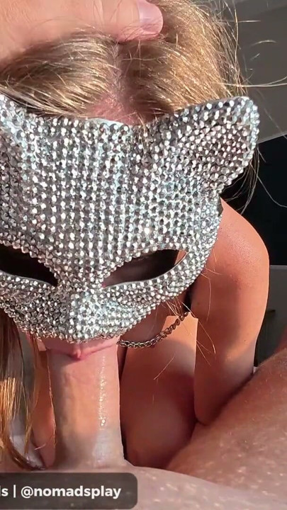 Sloppy Wet Blowjob at Sunset With Cum in Mouth | Clip 1